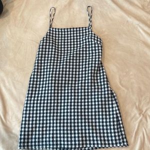 American Eagle gingham dress.